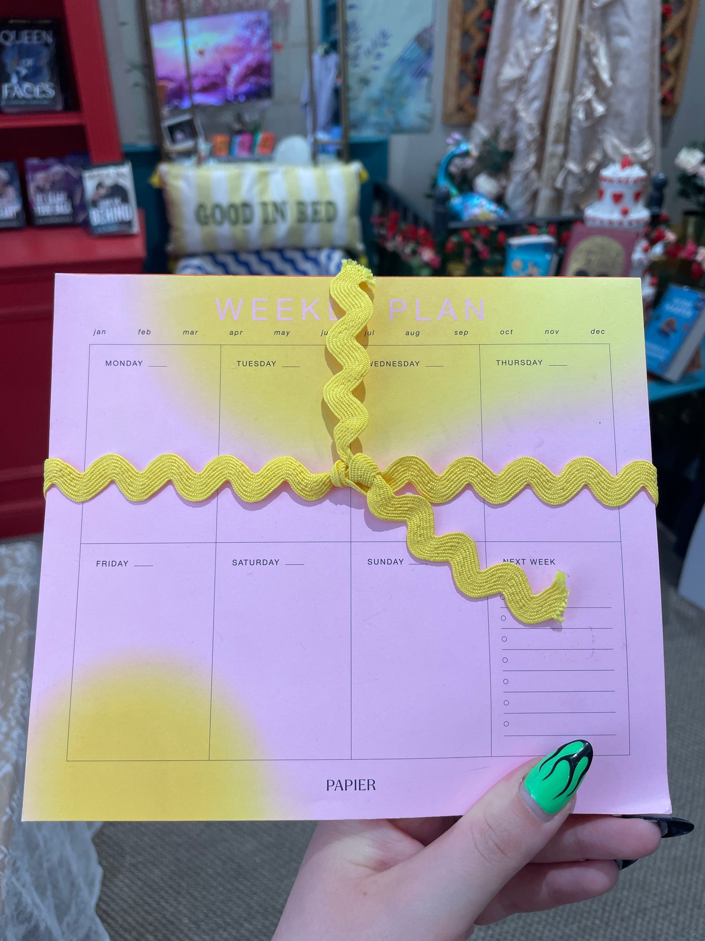Weekly planner