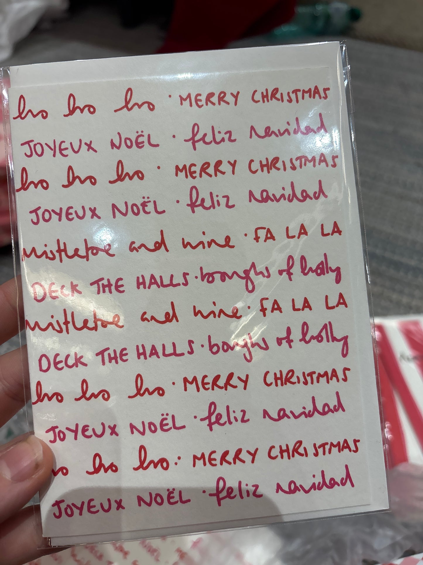 Joyeux Noël Card