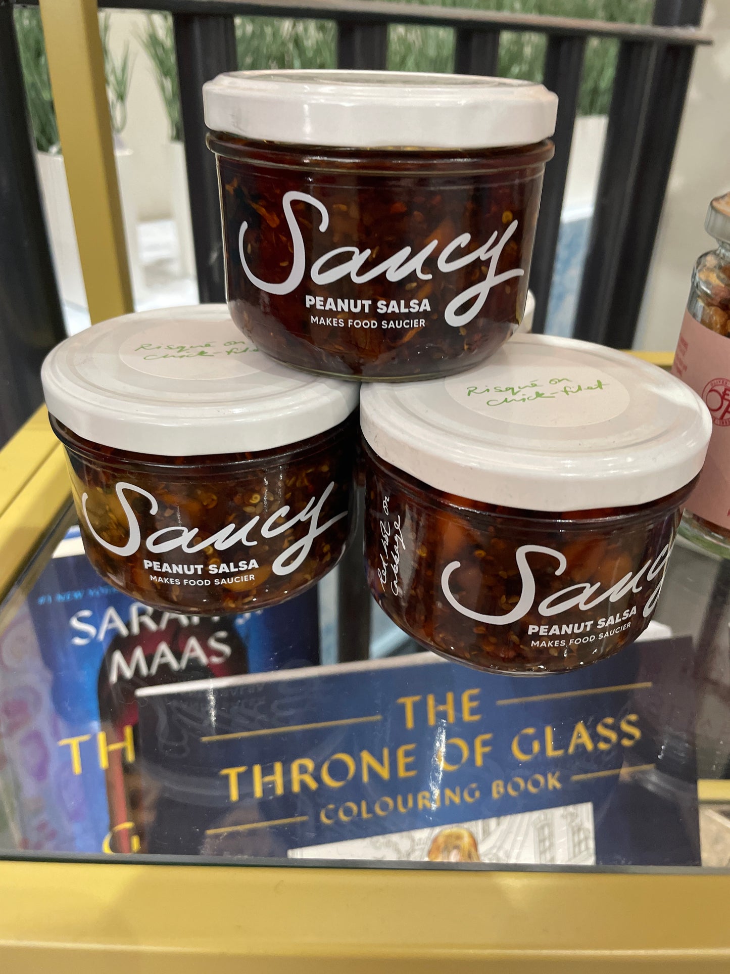Saucy peanut salsa