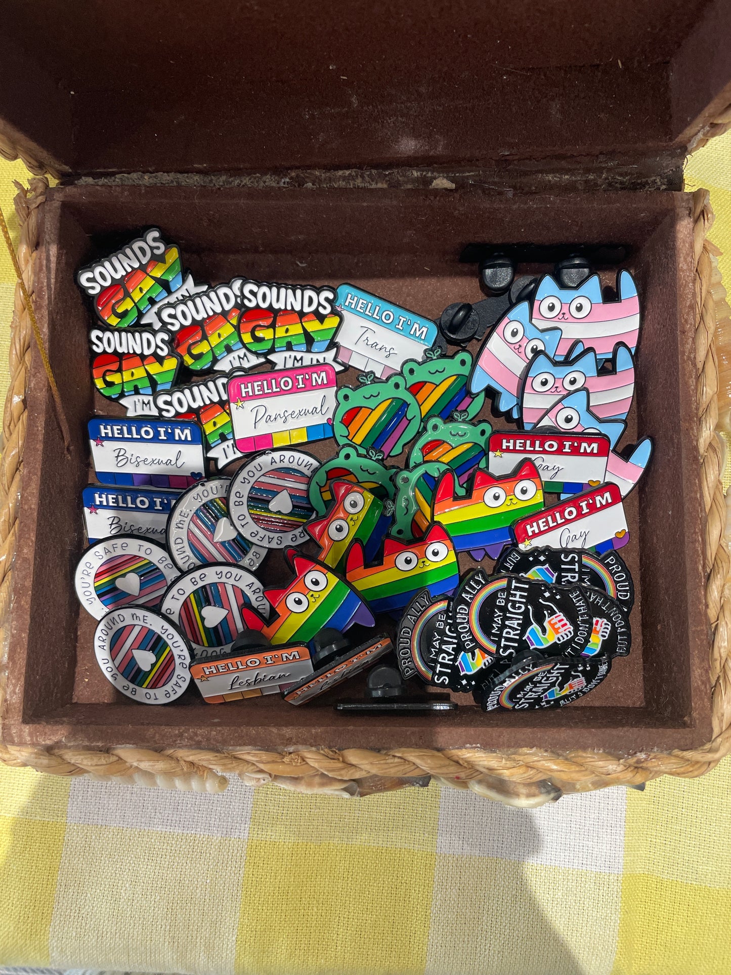 Pride pin badge