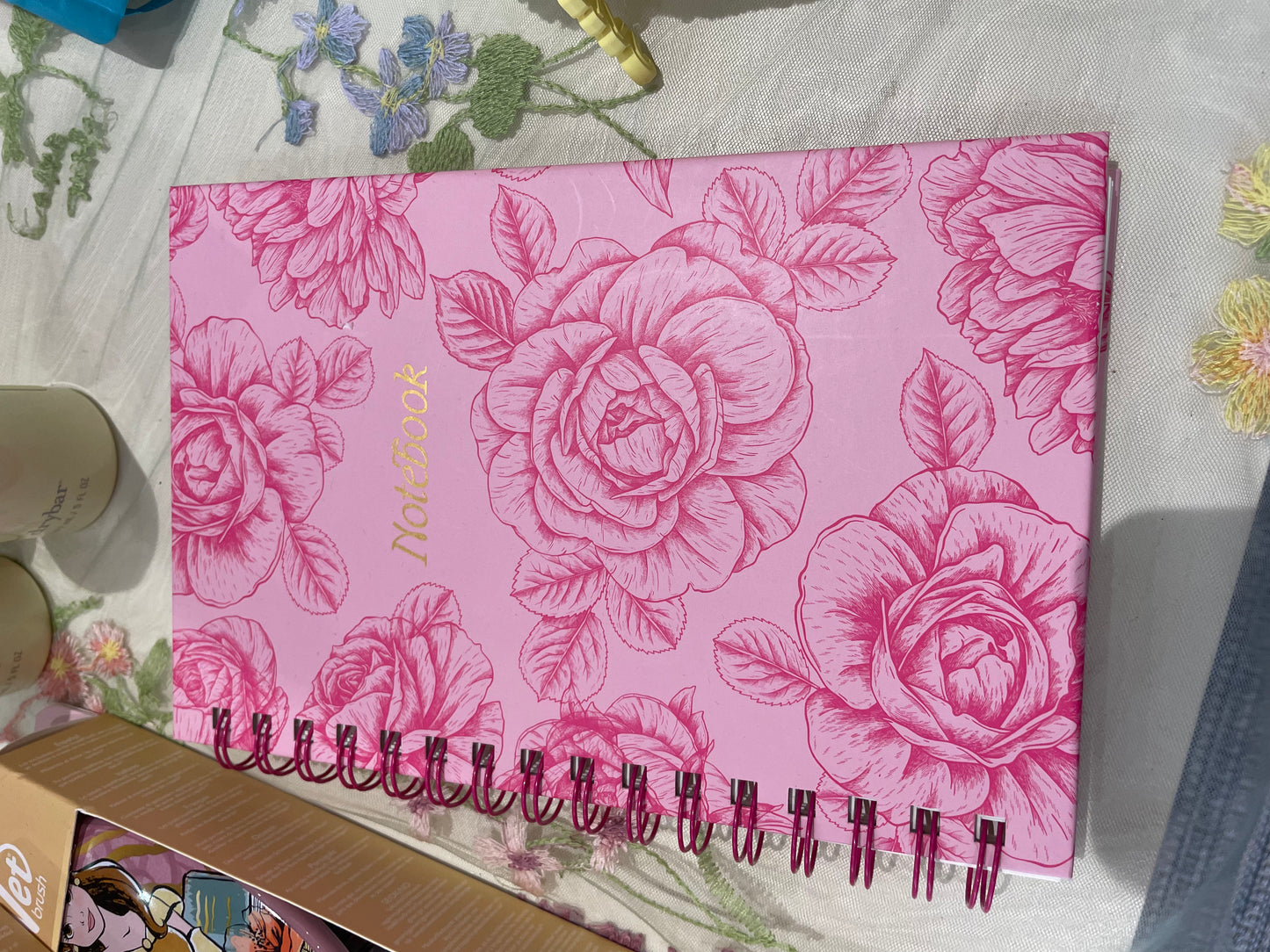 Rose notebook