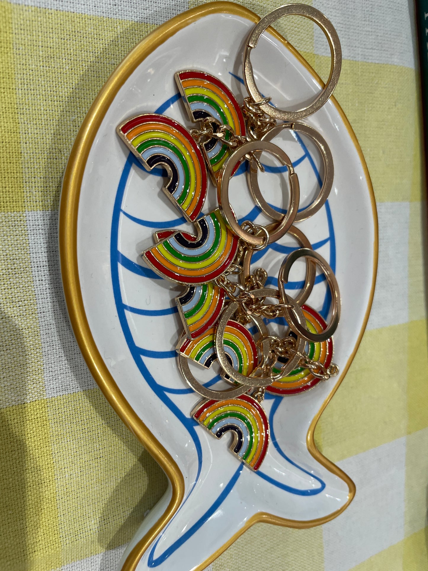 Rainbow keychain