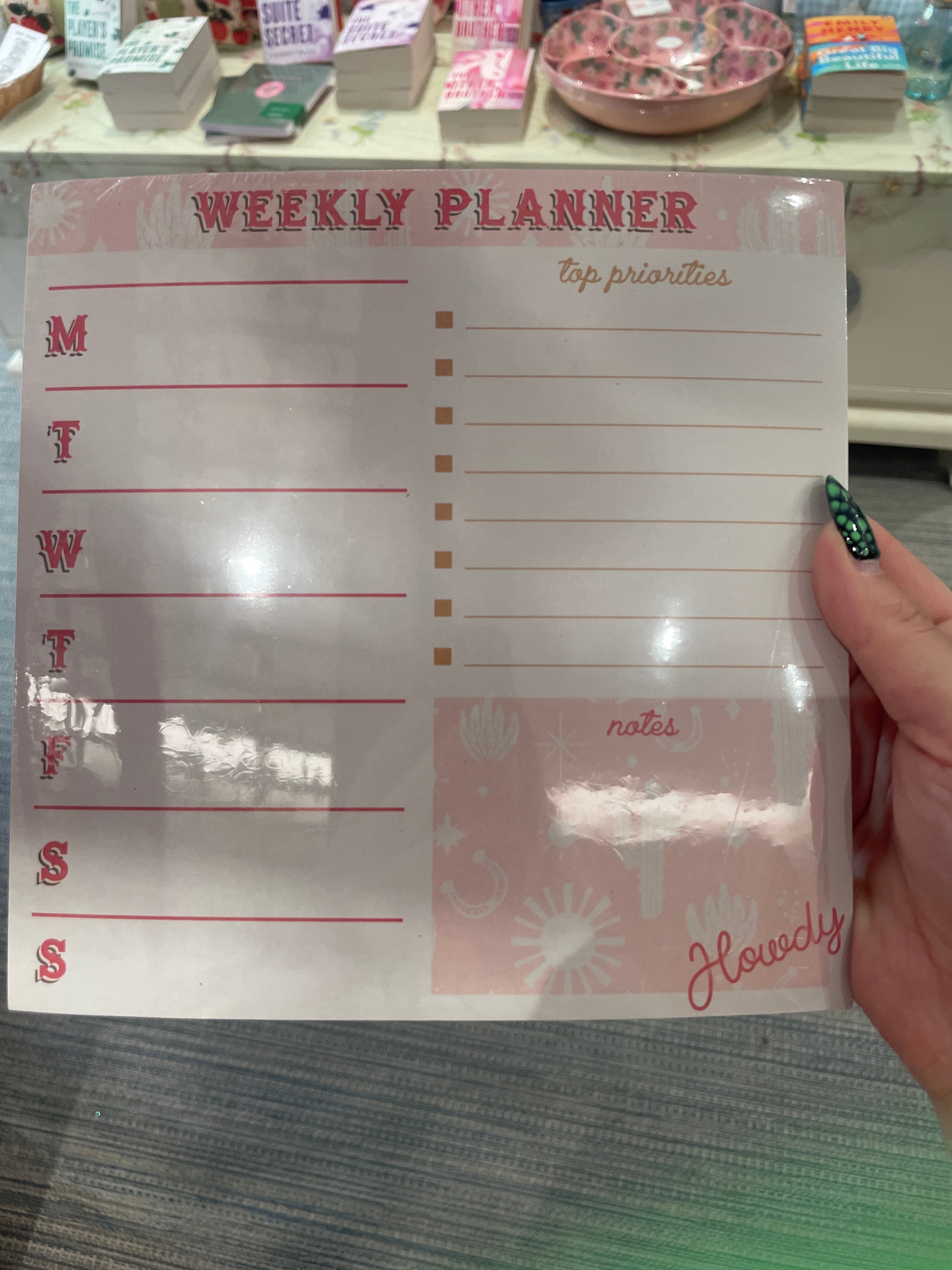 Cowboy Weekly Planner