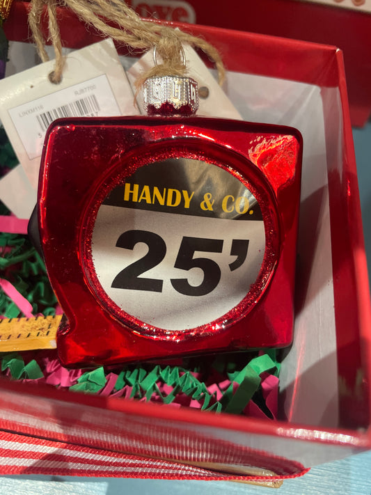 Measuring tape bauble