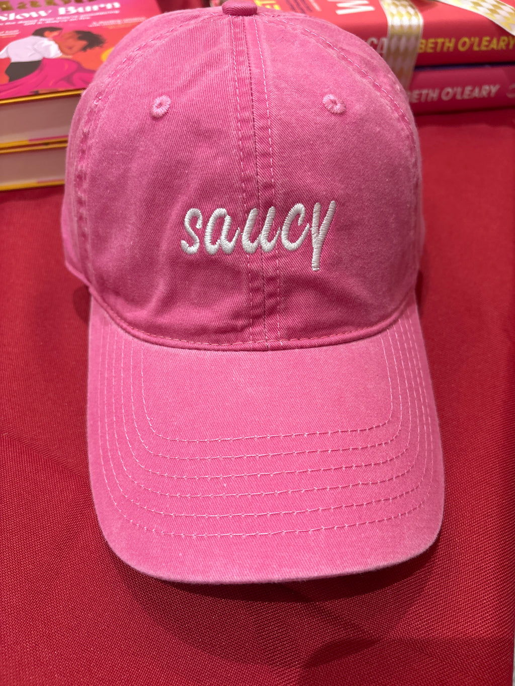 The Saucy Baseball Hat - Pink