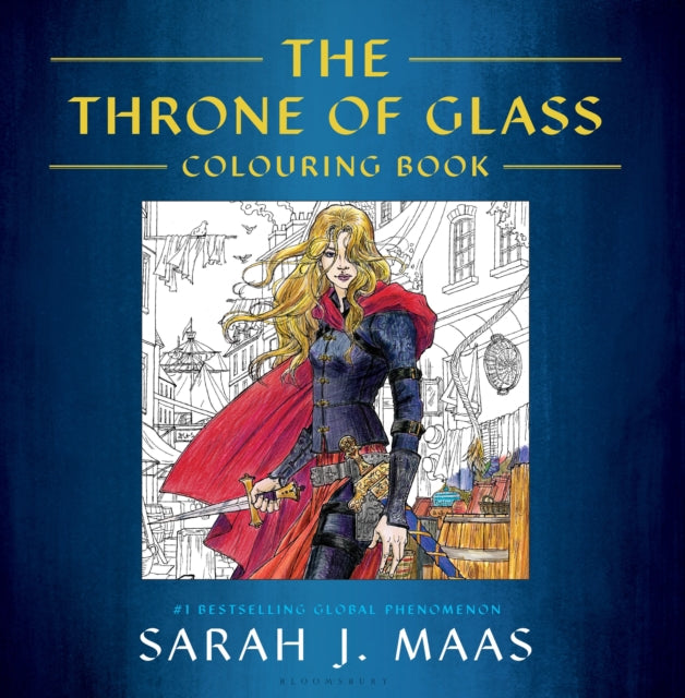 The Throne of Glass Colouring Book-9781408881422