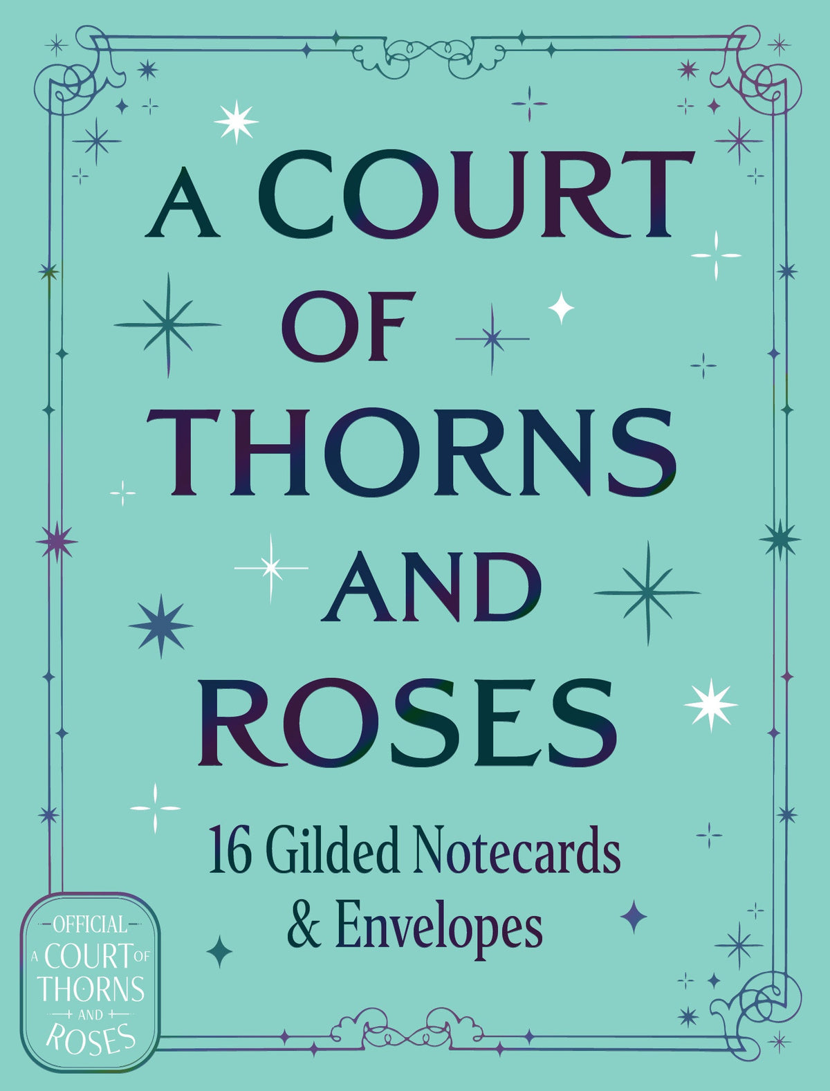 A Court of Thorns and Roses Official Gilded Notecards (16 Notecards and Envelopes)