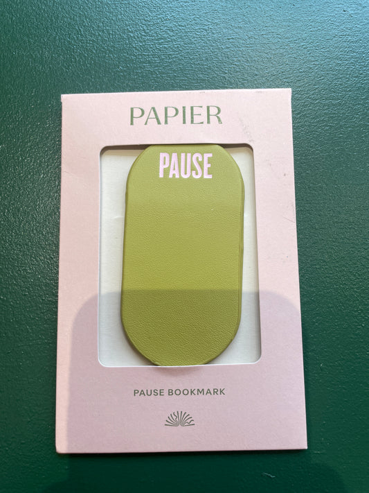 Papier pause bookmark