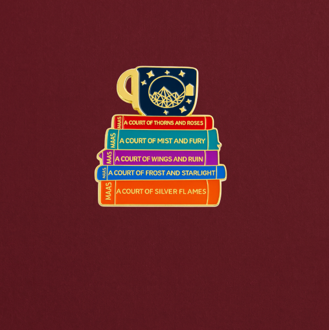 ACOTAR Book Stack - Enamel Pin