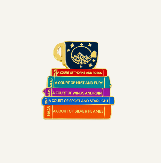 ACOTAR Book Stack - Enamel Pin