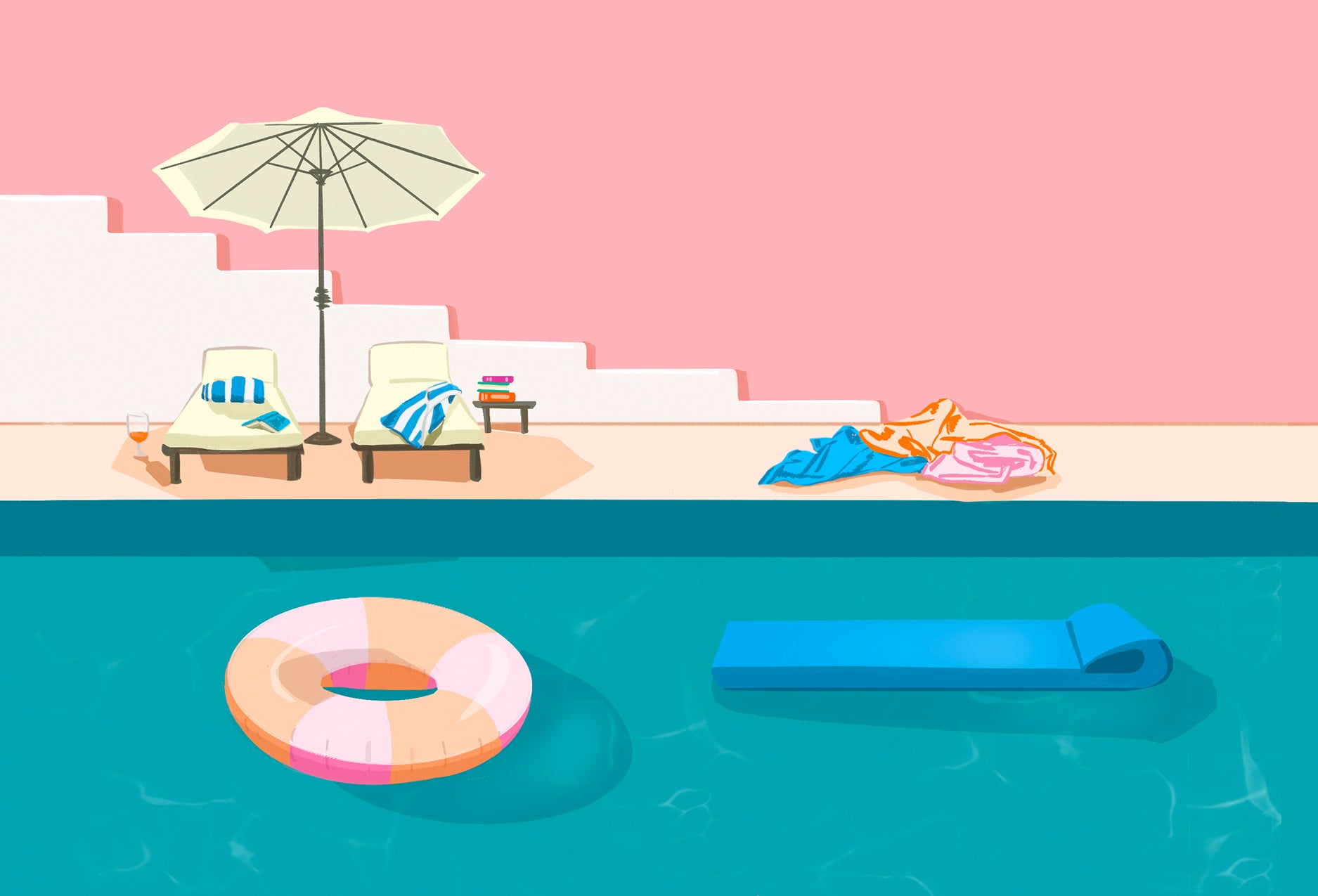Chapter One Exclusive Artwork – "After the Pool Party"