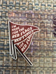 Here for the red flags exclusive sticker