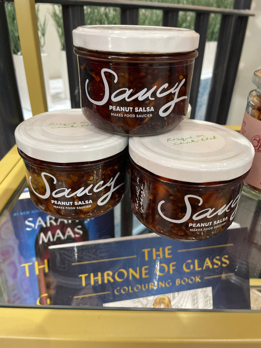 Saucy peanut salsa