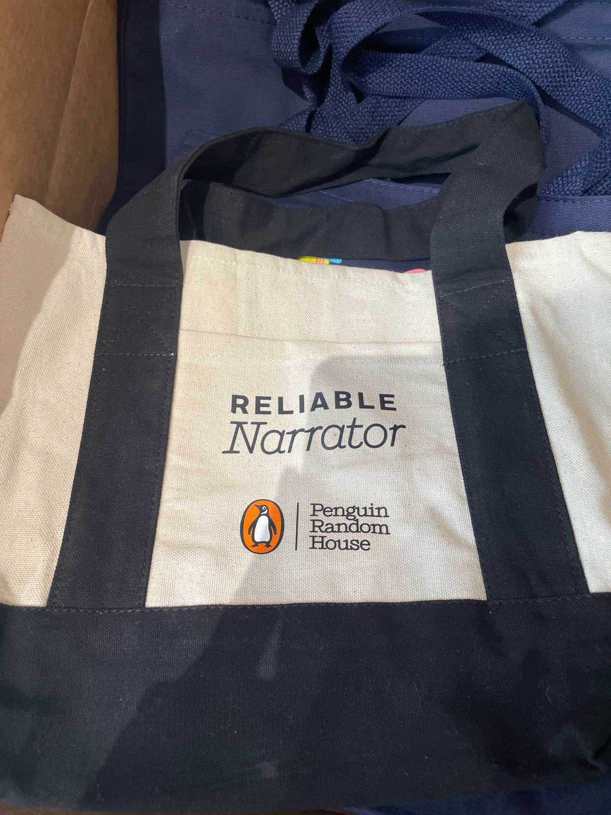 Penguin tote bag