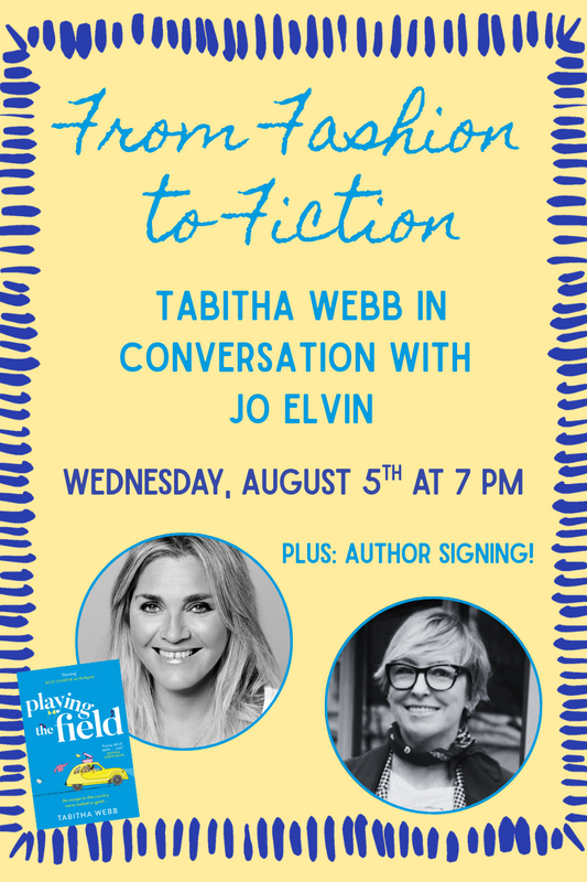 From Fashion to Fiction with Tabitha Webb (Aug 5th)