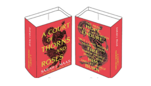 A Court of Thorns and Roses Ceramic Book Candle