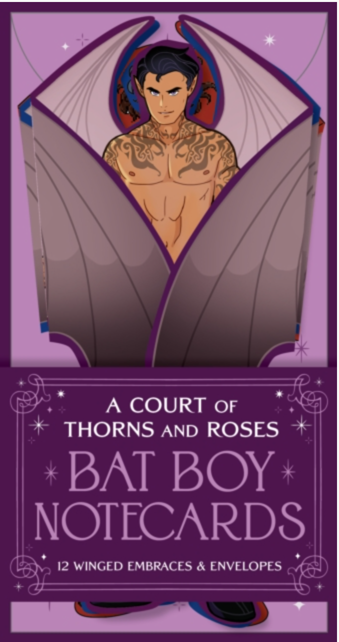 Pre-Order: A Court of Thorns and Roses Official Bat Boy Notecards: 12 Winged Embraces & Envelopes