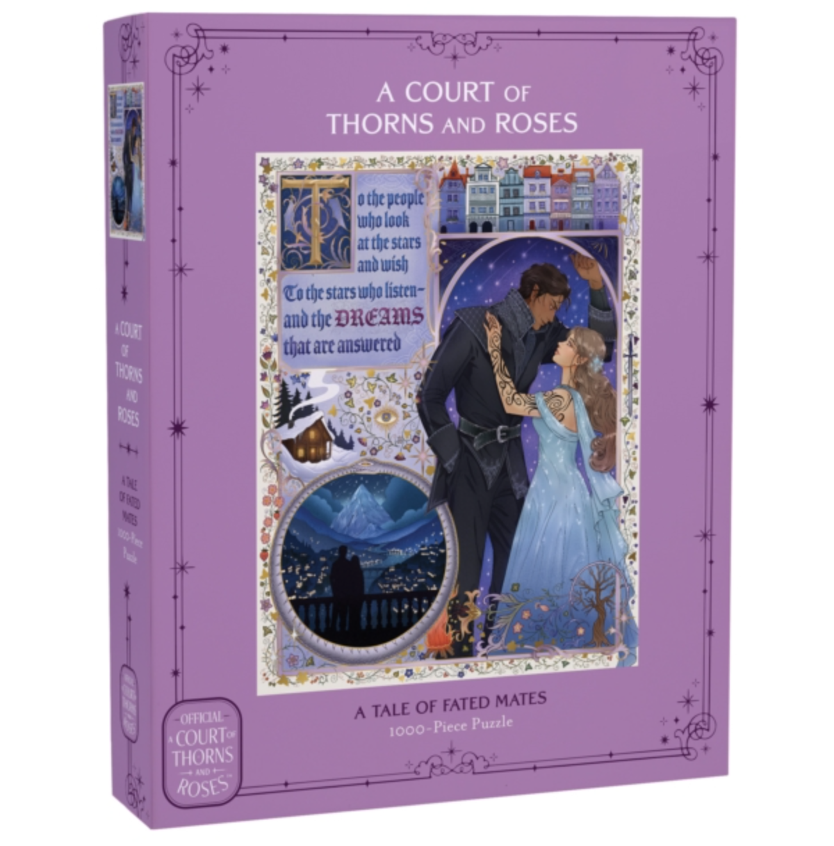 Pre-order: A Court of Thorns and Roses Official A Tale of Fated Mates Rhysand and Feyre 1000-Piece Puzzle
