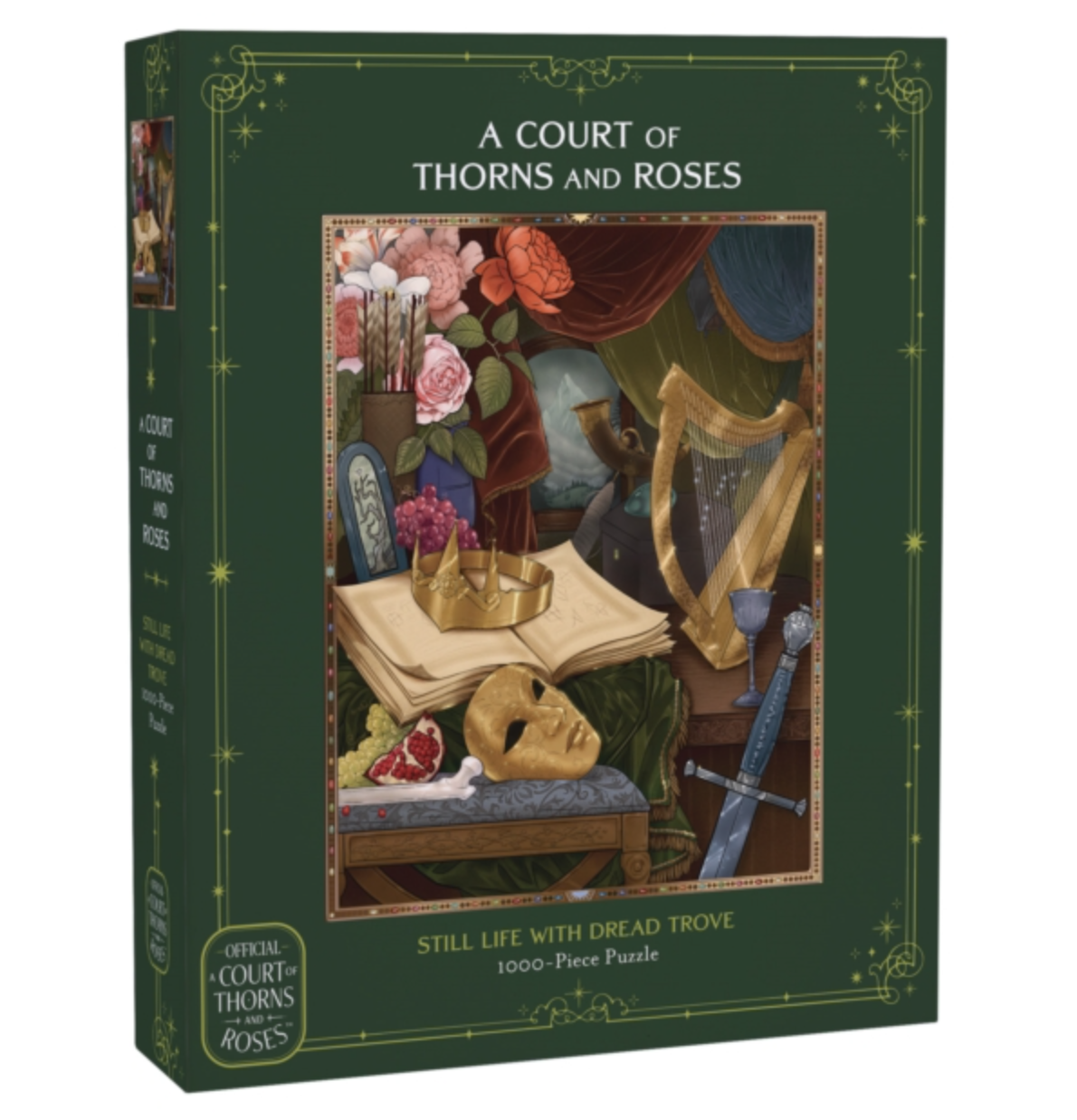 Pre-order: A Court of Thorns and Roses Official Still Life with Dread Trove 1000-Piece Puzzle