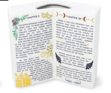 A Court of Thorns and Roses Open Book Vase