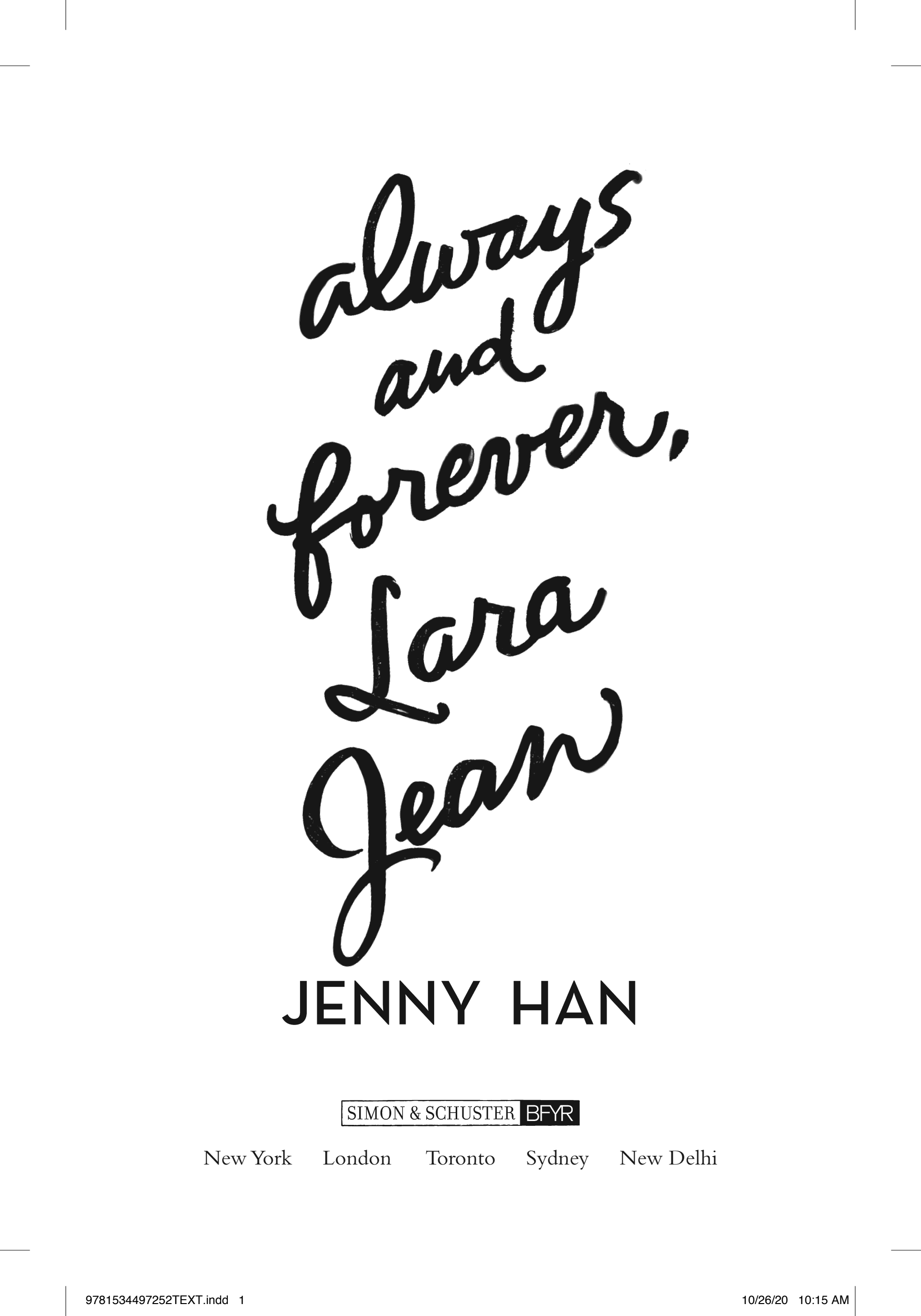 Always and Forever Laura Jean (Book3)